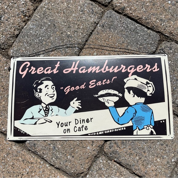 Whimsical Vintage Themed Metal Wall Accents/Bundle of 5 - Picture 2 of 6